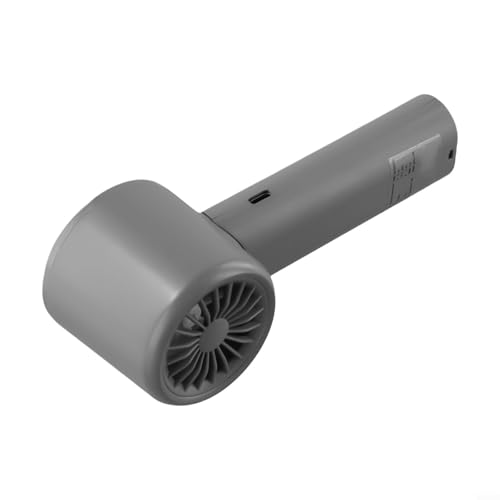 Leichter USB-Ventilator mit digitaler Steuerung und Turbo-Luftstrom-Technologie (grau) von Emiif