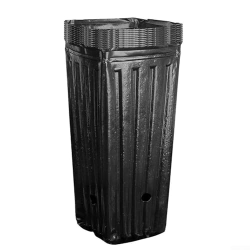 Proper Size Flower Plant Container Pot, Plastic Deep Nursery Tree Pot, 7 20.3 cm Height (10pcs) von Emiif