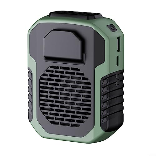 Refreshing Breeze Anywhere, Tragbarer Ventilator mit Clip, langlebiger Akku (grün (DQ215)) von Emiif