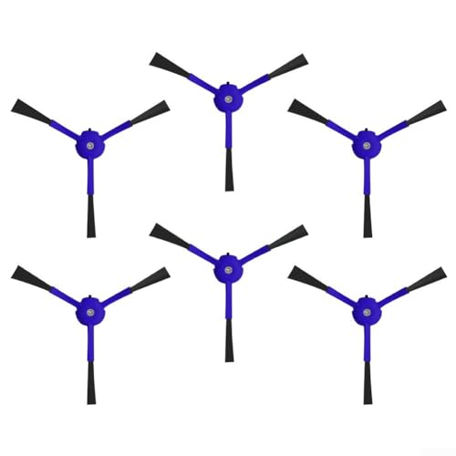 Set mit 6 Seitenbürsten für RoboVac X8 & X8 für Hybrid, rüsten Sie Ihre Staubsaugerroboter und Wischmopp-Reinigerteile auf von Emiif