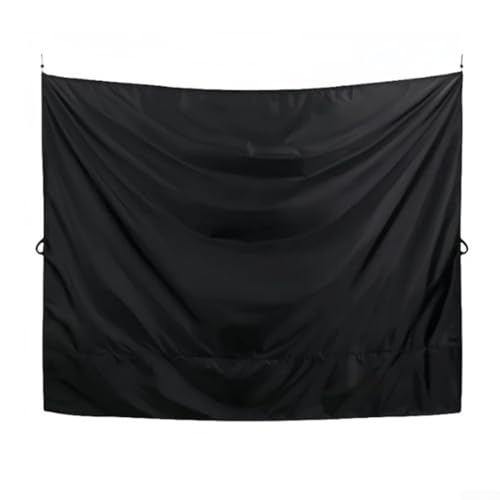 Sichtschutzvorhänge Van Scheunentür Stil mit Haken, entworfen für Außendusche und Fahrzeug, hilft Hitze zu reduzieren und Passagiere von außen zu schützen von Emiif