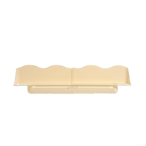 Spritzschutz für die Küchenspüle, verstellbare Größe, mit integriertem Abfluss und Schwammhalter, perfekt, um Ihren Arbeitsplatz sauber zu halten (Beige) von Emiif
