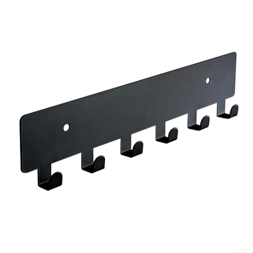 Stabiler Schlüsselhalter mit 6 Haken für die Wand, für einfachen Zugriff und Organisation von Schlüsseln und Zubehör von Emiif