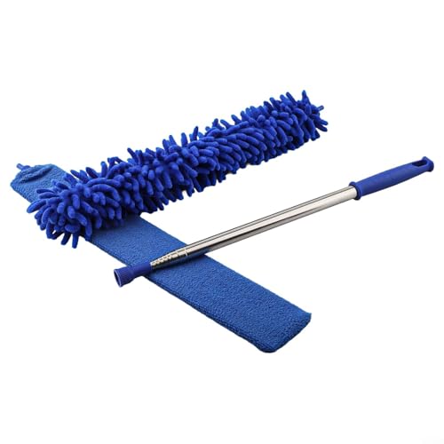 Teleskop-Staubwedel mit ausziehbarem Griff zum Entfernen von Staub und Spinnennetzen von Decken, Wänden und Möbeln, waschbarer Mikrofasermopp Teleskop-Staubwedel mit ausziehbarem Griff zum Entfernen von Staub und Spinnennetzen von Decken, Wänden und Möbeln, waschbarer Mikrofasermopp von Emiif