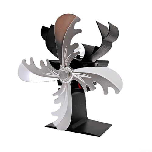 The Cold Use This Adorable Rentier Heat Powered Fireplace Fan for Warmth All Season (Silver) von Emiif