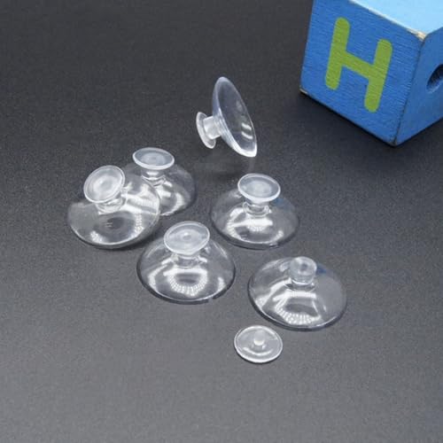 Transparentes PVC-Saugnapf-Set, 10-teilig, mit Reißzwecken, zum Aufhängen an Glas oder Wänden von Emiif