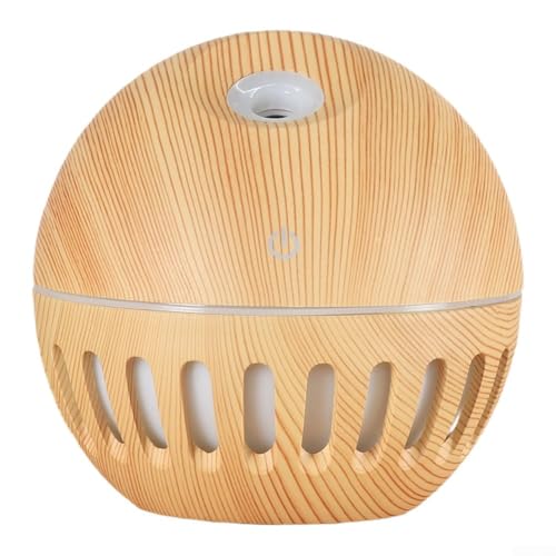 USB-Diffusor für ätherische Öle, 130 ml Fassungsvermögen, Luftbefeuchter mit bunten Lichtern für das Auto, schafft eine komfortable und feuchtigkeitsspendende Umgebung von Emiif