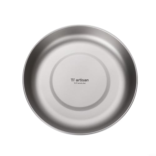 Ultraleichtes Campinggeschirr-Set mit stapelbaren Tellern und Besteck für Kochen und Essen im Freien (700 ml) von Emiif