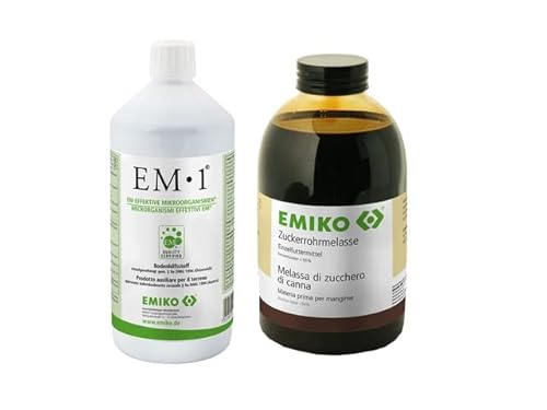 EM 1 1l und EM Zuckerrohrmelasse 1l zur Herstellung von EMa von Emiko