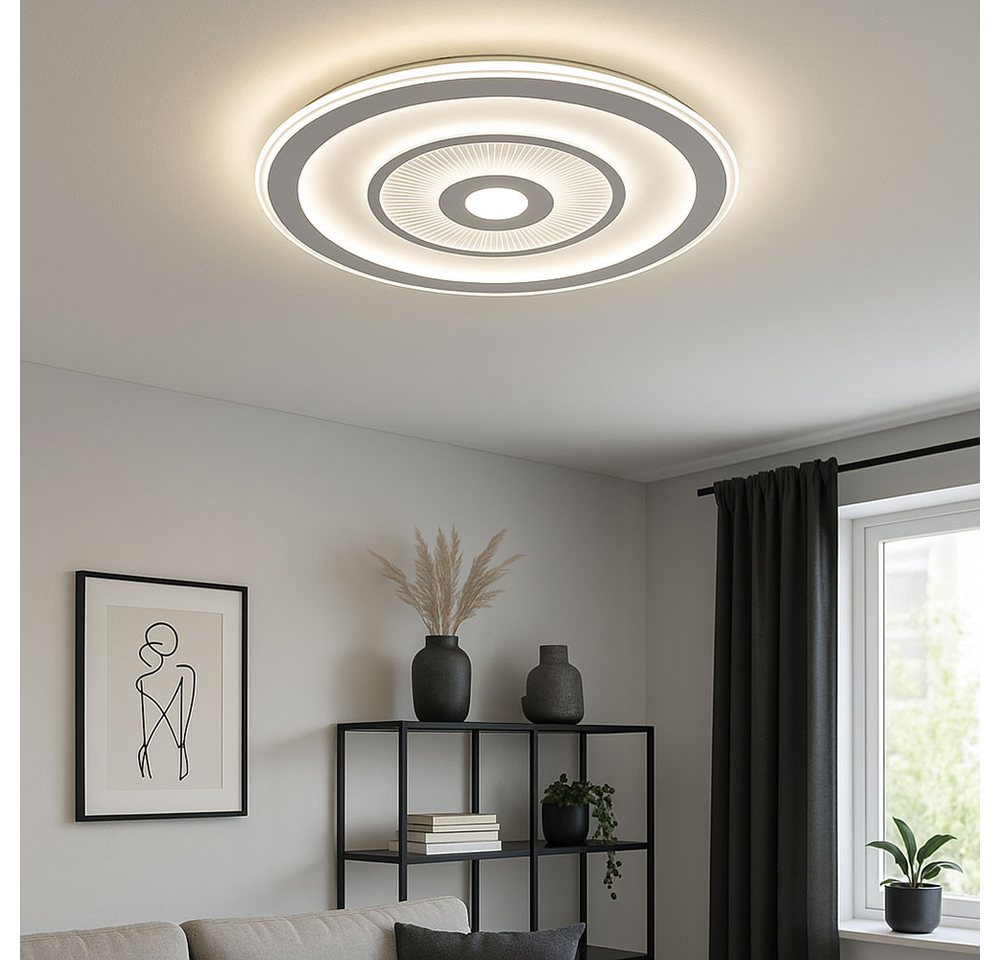 Emil Lux GmbH & Co. KG LED Deckenleuchte, Leuchtmittel inklusive, Neutralweiß, Deckenlampe Deckenleuchte LED weiß neutralweiß rund D 50 cm Emil Lux GmbH & Co. KG LED Deckenleuchte, Leuchtmittel inklusive, Neutralweiß, Deckenlampe Deckenleuchte LED weiß neutralweiß rund D 50 cm von Emil Lux GmbH & Co. KG