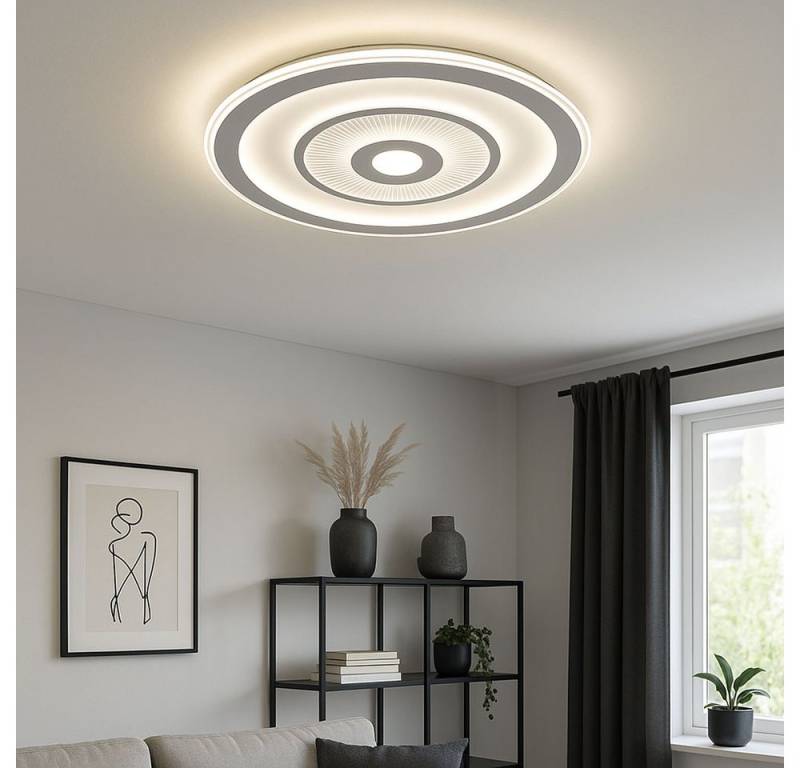 Emil Lux GmbH & Co. KG LED Deckenleuchte, Leuchtmittel inklusive, Neutralweiß, Deckenlampe Deckenleuchte LED weiß neutralweiß rund D 50 cm Emil Lux GmbH & Co. KG LED Deckenleuchte, Leuchtmittel inklusive, Neutralweiß, Deckenlampe Deckenleuchte LED weiß neutralweiß rund D 50 cm von Emil Lux GmbH & Co. KG