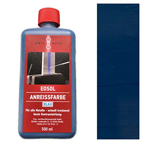 EOSOL Anreissfarbe Blau -Deckend-, 500 ml von Emil Otto