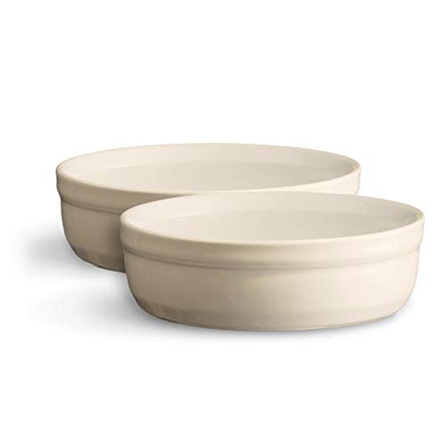 Emile Henry Crème Brûlée Ramekin Dish, Lehm, 2er-Set von Emile Henry