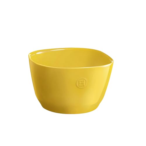 Emile Henry Kleine Salatschüssel, Keramik, 2 l, Gelb Provence von Emile Henry