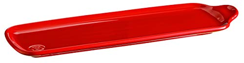 Emile Henry Mittelgroße Vorspeisen-Platte, Burgunderrot, 30,5 x 10,2 cm Emile Henry Mittelgroße Vorspeisen-Platte, Burgunderrot, 30,5 x 10,2 cm von Emile Henry