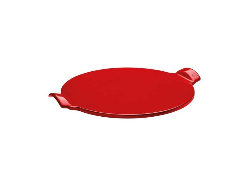 Emile Henry Tabletttisch Emile Henry Pizzastein mit glattem Boden Durchmesser 40cm Grand Cru von Emile Henry