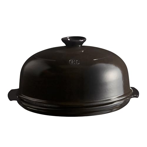 Interhal Brot Glocke, Keramik, Kohle, 28.5x28.5x16.5 cm von Emile Henry
