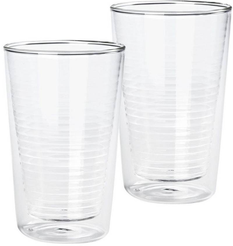 Emilja Latte-Macchiato-Glas Doppelwandige Gläser 310ml Latte Macchiato Gläser - 2 Stück von Emilja