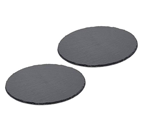 Emilja Schieferplatten rund Ø 25cm - 2er Set von Emilja