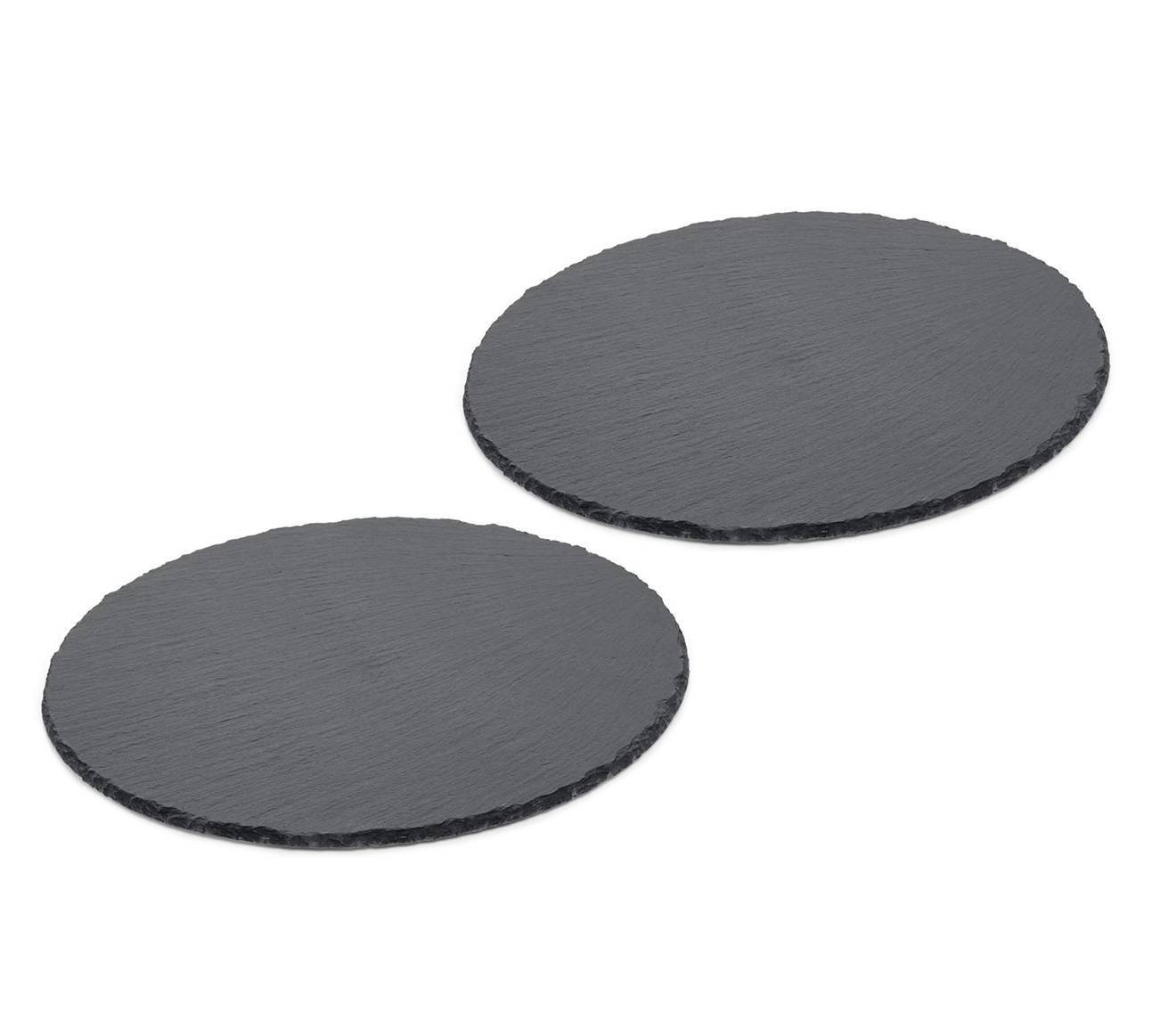 Emilja Servierplatte Schieferplatten rund Ø 30cm - 2erSet Emilja Servierplatte Schieferplatten rund Ø 30cm - 2erSet von Emilja