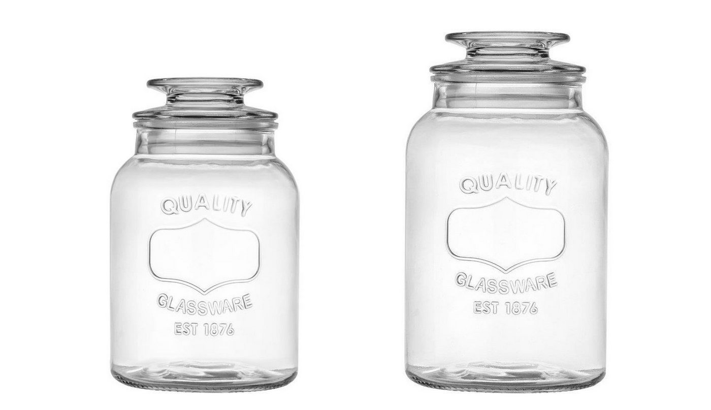 Emilja Vorratsglas Glas Dosen Sisto - verschiedene Größen zur Auswahl 1,0L / 1,5L Emilja Vorratsglas Glas Dosen Sisto - verschiedene Größen zur Auswahl 1,0L / 1,5L von Emilja