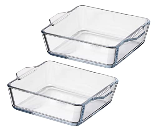 Mini Auflaufform 15cm x 13cm - 2er Set - Portionsschalen zum Servieren - Auflaufschale - auch für den Airfryer geeignet Mini Auflaufform 15cm x 13cm - 2er Set - Portionsschalen zum Servieren - Auflaufschale - auch für den Airfryer geeignet von Emilja