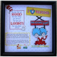 Dr. Seuss Schattenbox Rahmen Cat in The Hat, Thing 1 & 2 Dr. Seuss Schattenbox Rahmen Cat in The Hat, Thing 1 & 2 von EmilysScrapbooking