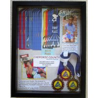 Hülle Für Ribbon Display, Swim Athletic Display Case, Team Box, Shadowbox Hülle Für Ribbon Display, Swim Athletic Display Case, Team Box, Shadowbox von EmilysScrapbooking