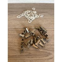 Vintage Metall Clip Ringe - Set Von 25 Rustikale Dekor Vintage Metall Clip Ringe - Set Von 25 Rustikale Dekor von EmirDecorVintage