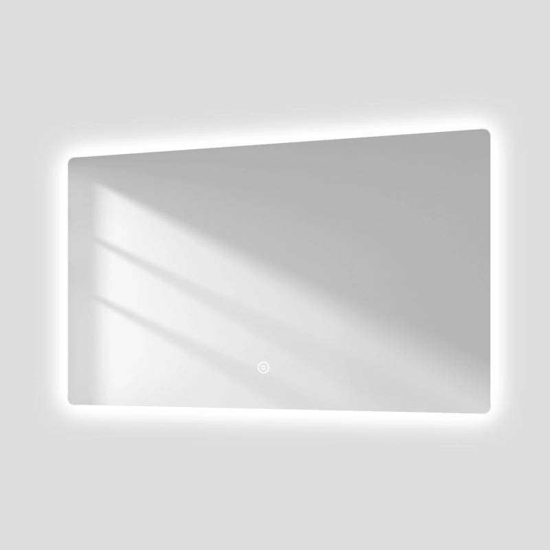 Emke Badspiegel mit Beleuchtung 100 x 60 cm LED-Spiegel mit Touchschalter KaltweißWarmweißNeutralweiß Emke Badspiegel mit Beleuchtung 100 x 60 cm LED-Spiegel mit Touchschalter KaltweißWarmweißNeutralweiß von Emke