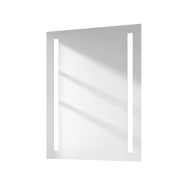 Emke LED Badspiegel 80 x 60 cm Badezimmerspiegel mit Kaltweißer Beleuchtung von Emke