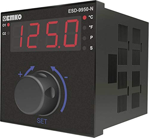 Emko ESD-9950-N.2.20.0.1/02.00/0.0.0.0 Temperaturregler Pt100, S, R, K, J (L x B x H) 110 x 96 x 96mm von Emko