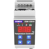 Emko - ESM-1520-N.8.11.0.2/01.00/2.0.0.0 2-Punkt und pid Regler Temperaturregler Pt100 -50 bis +400 °c von Emko