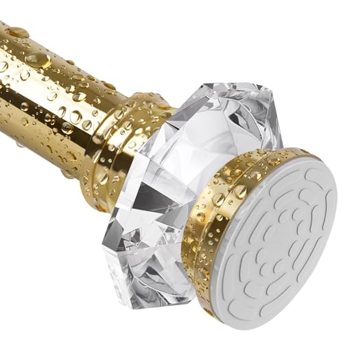 Emlaoe Duschvorhangstange, 91,4 - 213,4 cm, Gold von Emlaoe