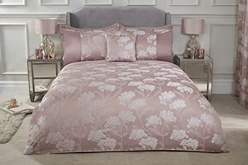 Emma Barclay Blossom Jacquard-Bettwäsche-Set für Einzelbett, Rosa von Emma Barclay