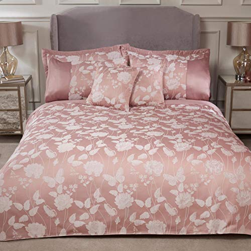 Emma Barclay Butterfly Meadow Bettdecke für Einzelbett, 100% Polyester, Blush Pink von Emma Barclay