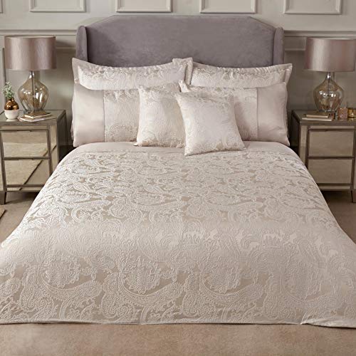 Emma Barclay Maison Paisley Luxus-Bettwäsche-Set, Doppelbett, cremefarben Duchess Bettdecke, Polyester von Emma Barclay