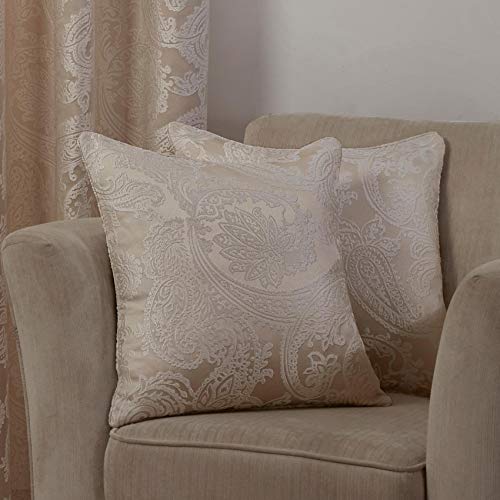 Emma Barclay Duchess Kissenbezug, cremefarben, 100% Polyester, 43 x 43 cm (Pack of 1) von Emma Barclay