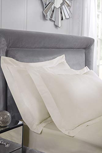 Emma Barclay Kissenbezüge aus Baumwolle, Fadenzahl 400, cremefarben, 1 Paar, Oxford Pillowcase (Pair) Emma Barclay Kissenbezüge aus Baumwolle, Fadenzahl 400, cremefarben, 1 Paar, Oxford Pillowcase (Pair) von Emma Barclay
