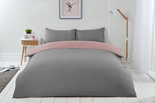 Emma Barclay Lyla Wendebettdecke, 100% Polyester, Creme/Blush Pink, Doppelbett von Emma Barclay