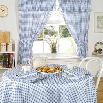 Emma Barclay Molly 63 Rd. Tischdecke, rund, 100 % Polyester, 160 cm, Blau von Emma Barclay