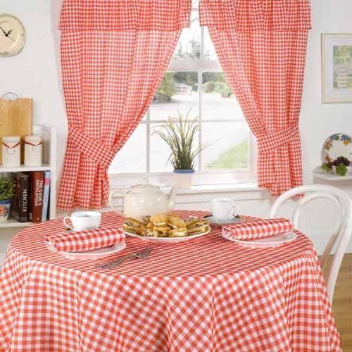 Emma Barclay Molly 63 Rd. Tischdecke, rund, 100% Polyester, 160 cm, Rot von Emma Barclay