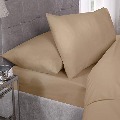 Emma Barclay Perkal FTD. Bettlaken Einzelbett Kaffee, 50 Baumwolle Polyester, Coffee von Emma Barclay