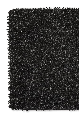 Emma Barclay Taren Sparkle Chenille-Badematte, 50 x 80 cm, Schwarz von Emma Barclay