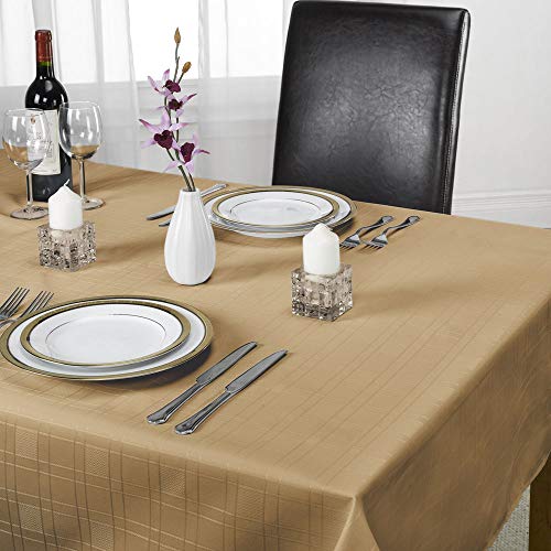 Emma Barclay Tischdecke, kariert, Polyester, Latte, 274 x 178 cm Emma Barclay Tischdecke, kariert, Polyester, Latte, 274 x 178 cm von Emma Barclay