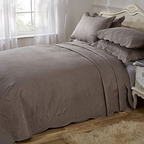 Emma Barclay db-bedsprd Tagesdecken-Set Athena für Doppelbett, Nerz, Polyester, Mink von Emma Barclay