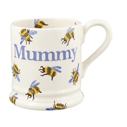 Emma Bridgewater große Tasse 1/2 Pint, Keramik Kaffeetasse groß - Steingut Tasse, Cappuccino, Latte, Kaffee, Teetasse - Schöne Tassen, Geburtstagsgeschenk - Kaffeebecher Hummel Mummy von Emma Bridgewater