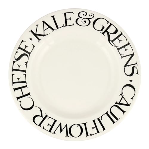 Emma Bridgewater Black Toast Veggies Speiseteller, 26,7 cm von Emma Bridgewater