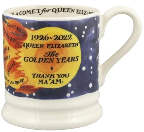 Emma Bridgewater Queen Elizabeth II ? The Golden Years, 1/2 Pint Tasse von Emma Bridgewater