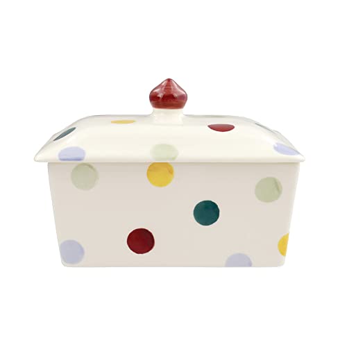 Emma Bridgewater – gepunktete Butterdose mit Deckel, klein von Emma Bridgewater